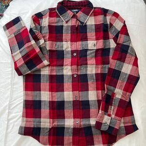 NWT Chaps button down plaid shirt